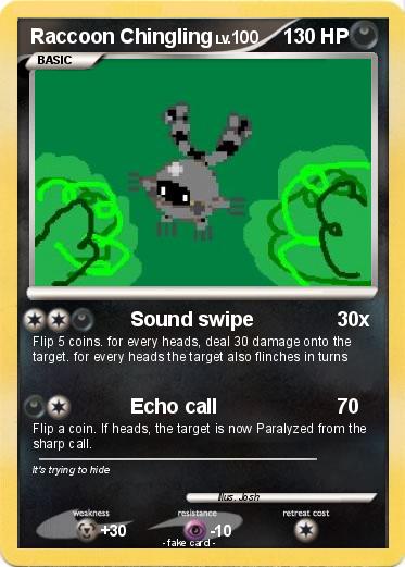 Pokemon Raccoon Chingling