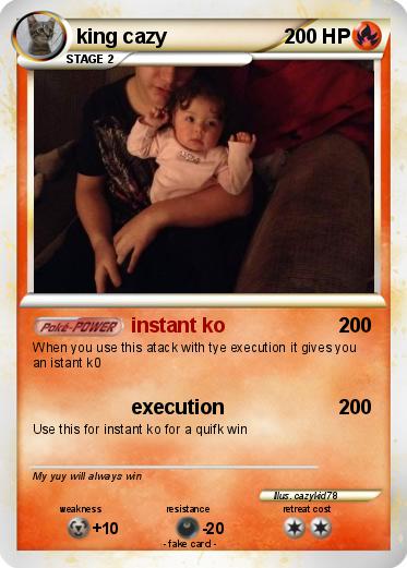 Pokemon king cazy