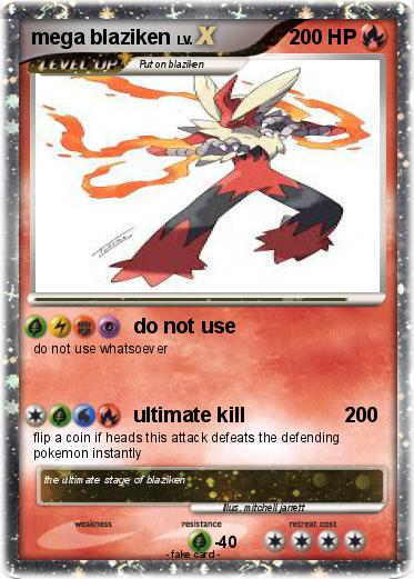 Pokemon mega blaziken