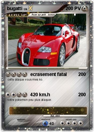 Pokemon bugatti