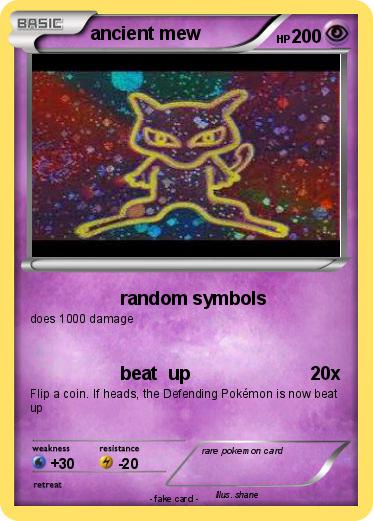 Pokemon ancient mew