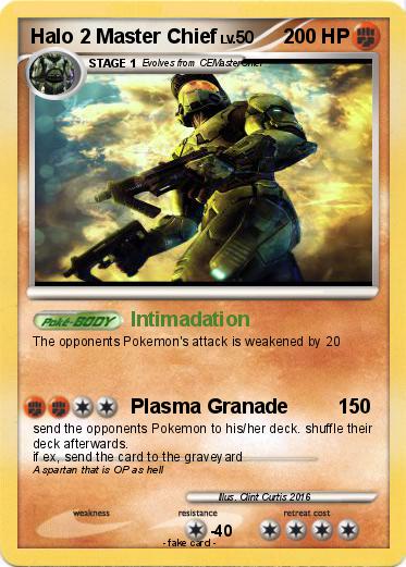 Pokemon Halo 2 Master Chief