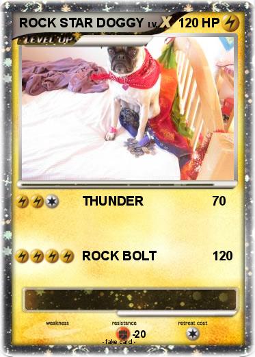 Pokemon ROCK STAR DOGGY