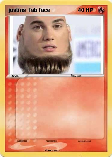 Pokemon justins  fab face
