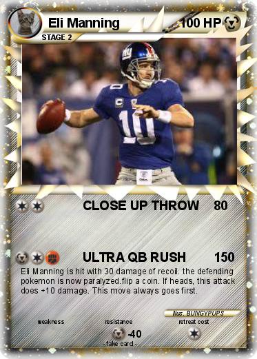 Pokemon Eli Manning