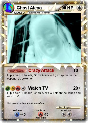 Pokemon Ghost Alexa