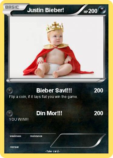 Pokemon Justin Bieber!