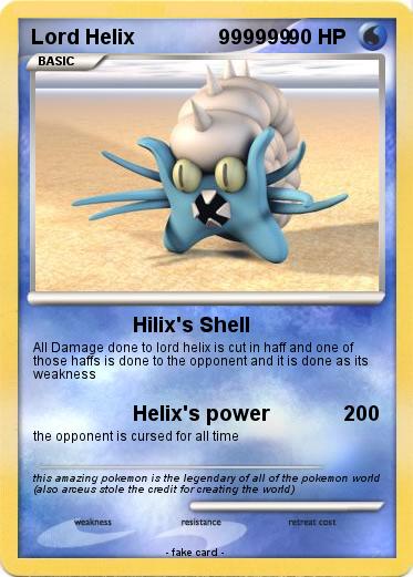 Pokemon Lord Helix               999999