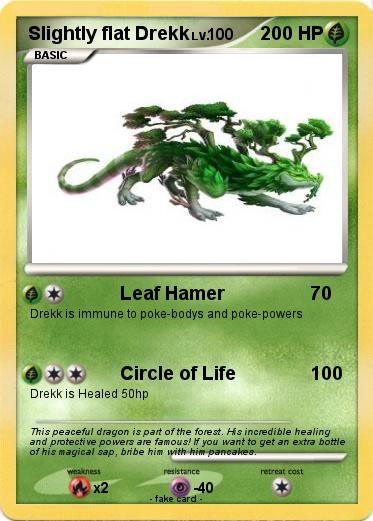 Pokemon Slightly flat Drekk