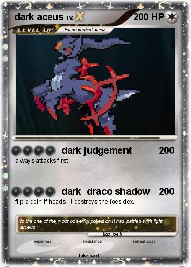 Pokemon dark aceus