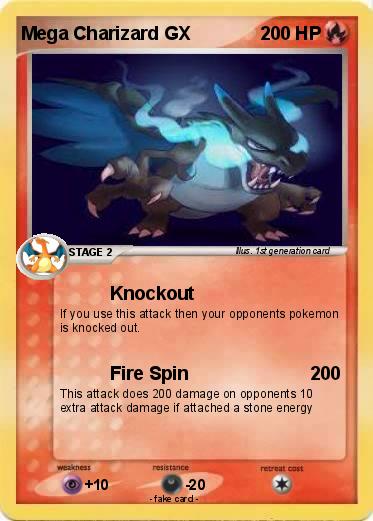 Pokemon Mega Charizard GX