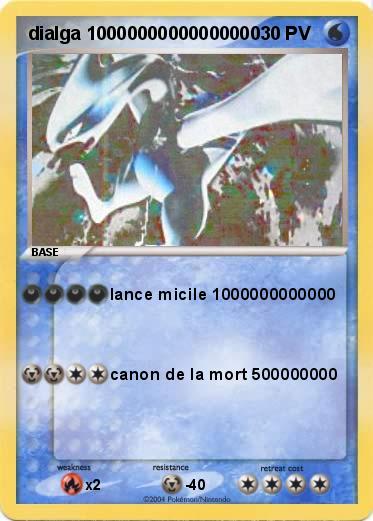 Pokemon dialga 10000000000000000