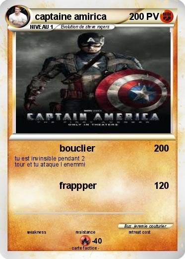Pokemon captaine amirica