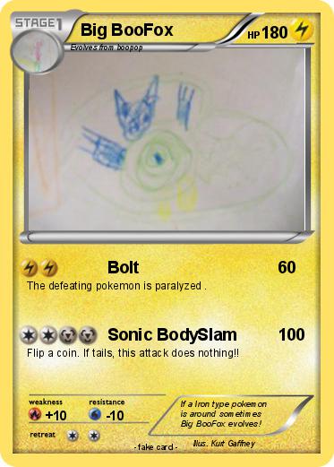 Pokemon Big BooFox