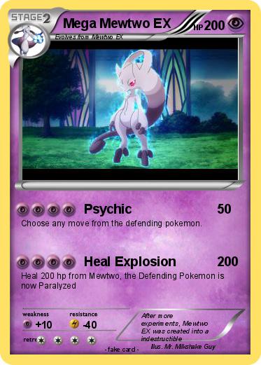 Pokemon Mega Mewtwo EX