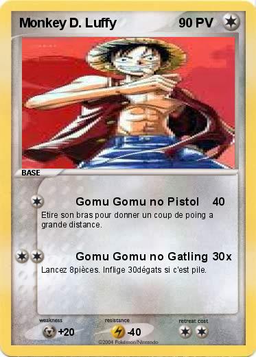 Pokemon Monkey D. Luffy
