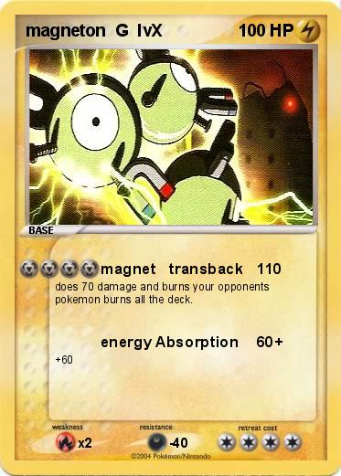 Pokemon magneton  G  lvX