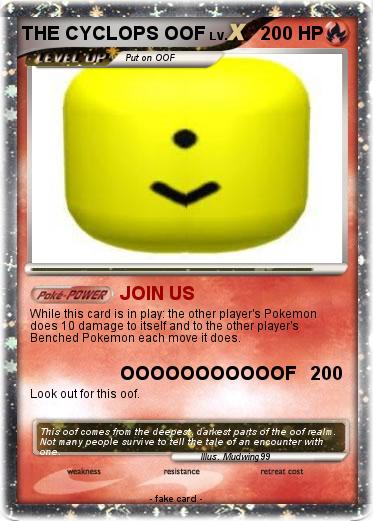 Pokemon THE CYCLOPS OOF