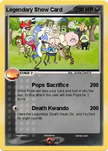 Pokemon Legendary Show Card