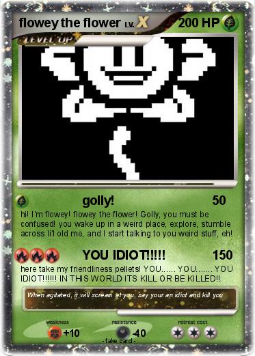 Pokemon flowey the flower
