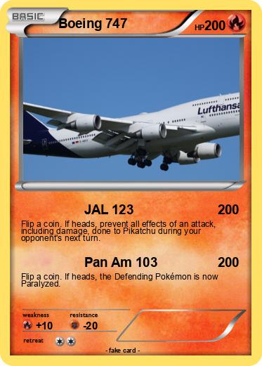 Pokemon Boeing 747