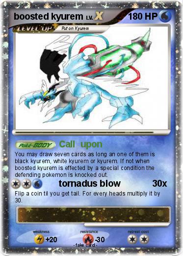 Pokemon boosted kyurem