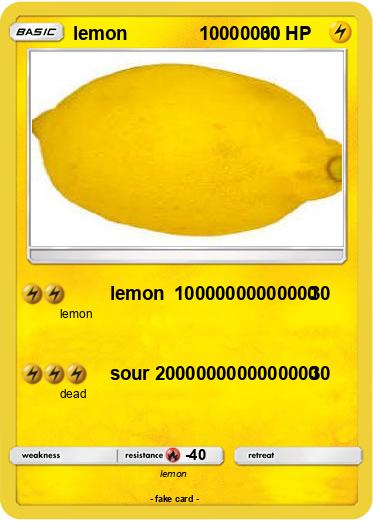 Pokemon lemon              10000000