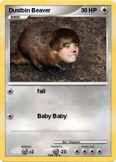 Pokemon Dustbin Beaver