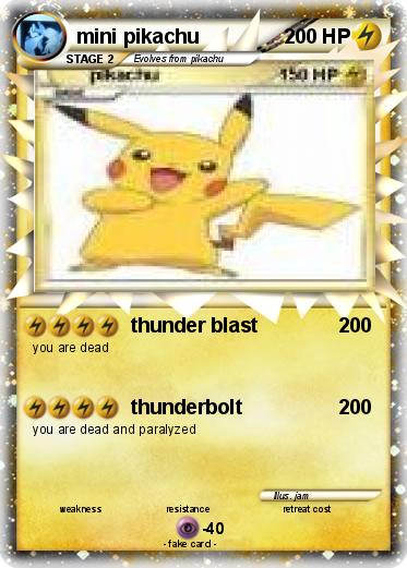 Pokemon mini pikachu