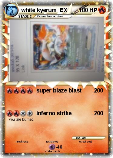 Pokemon white kyerum  EX