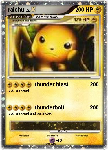 Pokemon raichu
