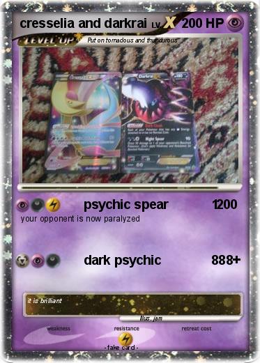 Pokemon cresselia and darkrai