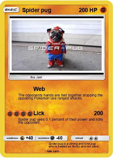 Pokemon Spider pug