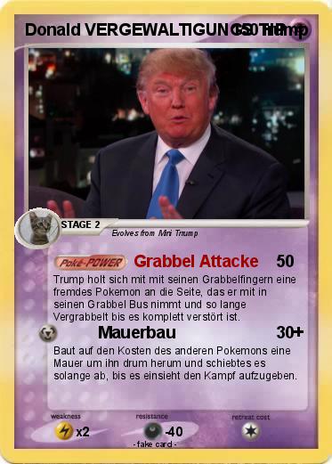 Pokemon Donald VERGEWALTIGUNGS Trump