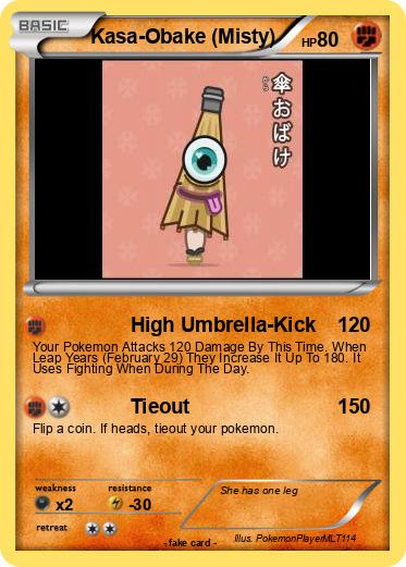 Pokemon Kasa-Obake (Misty)