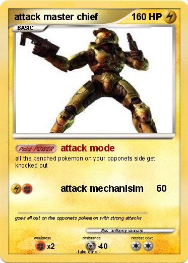 Pokemon attack master chief