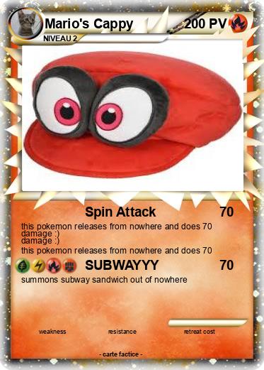 Pokemon Mario's Cappy