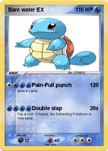 Pokemon Bam water EX