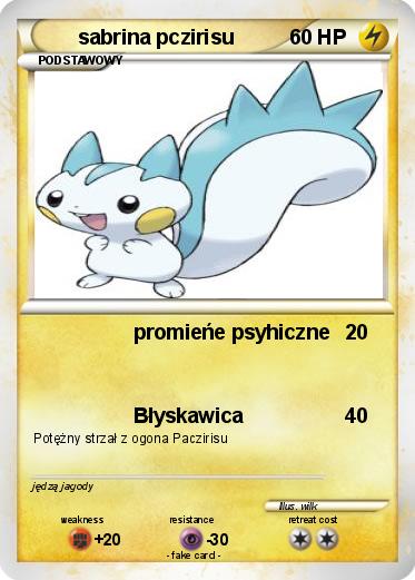 Pokemon sabrina pczirisu