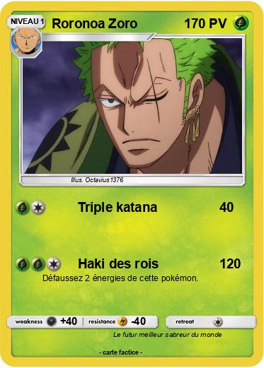 Pokemon Roronoa Zoro