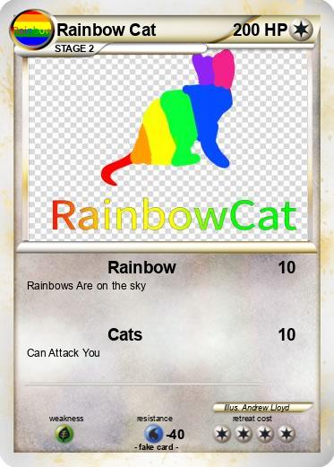 Pokemon Rainbow Cat