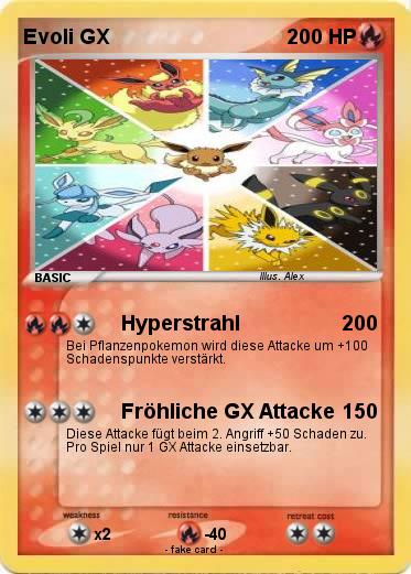 Pokemon Evoli GX