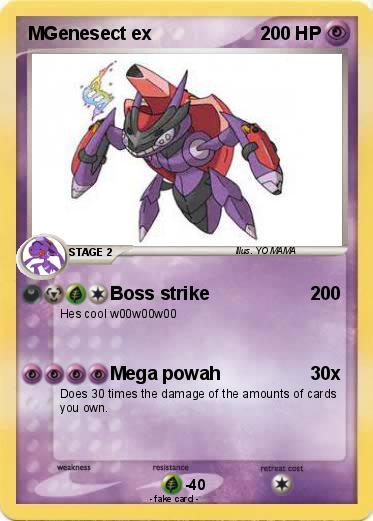 Pokemon MGenesect ex