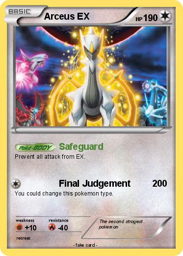 Pokemon Arceus EX