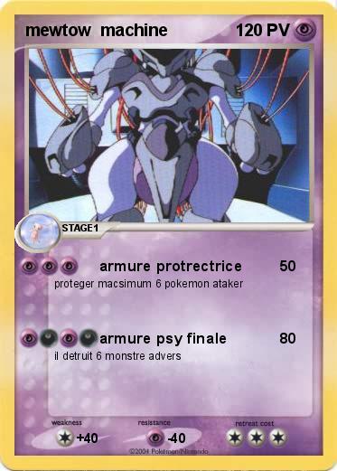 Pokemon mewtow  machine