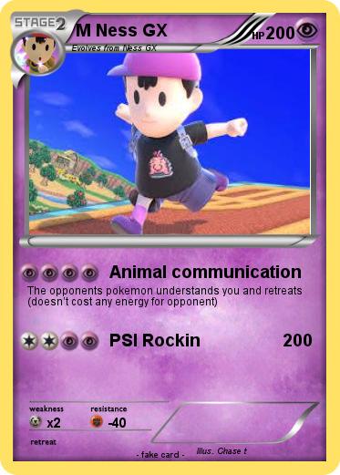 Pokemon M Ness GX