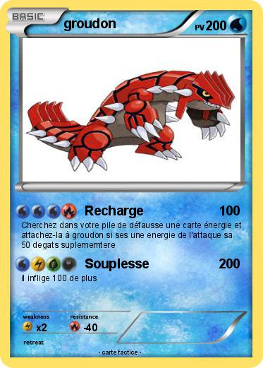 Pokemon groudon