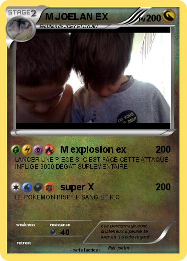 Pokemon M JOELAN EX