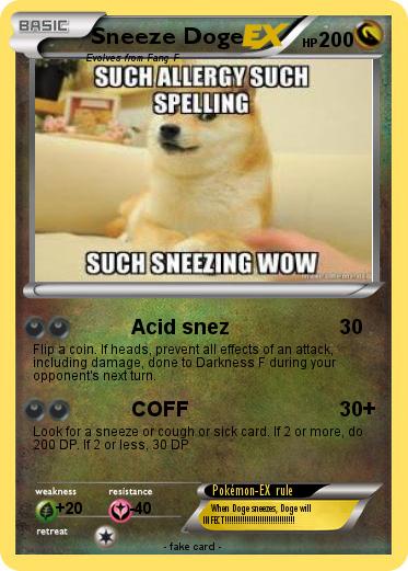 Pokemon Sneeze Doge