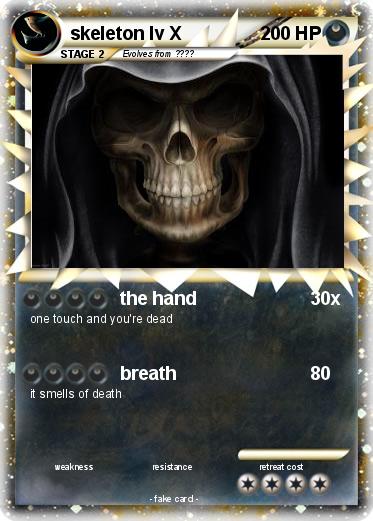 Pokemon skeleton lv X